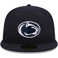 Men's New Era Navy Penn State Nittany Lions 59FIFTY Fitted Hat