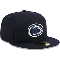 Men's New Era Navy Penn State Nittany Lions 59FIFTY Fitted Hat