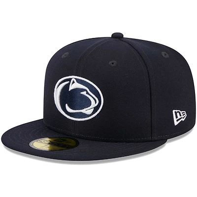 Men's New Era Navy Penn State Nittany Lions 59FIFTY Fitted Hat
