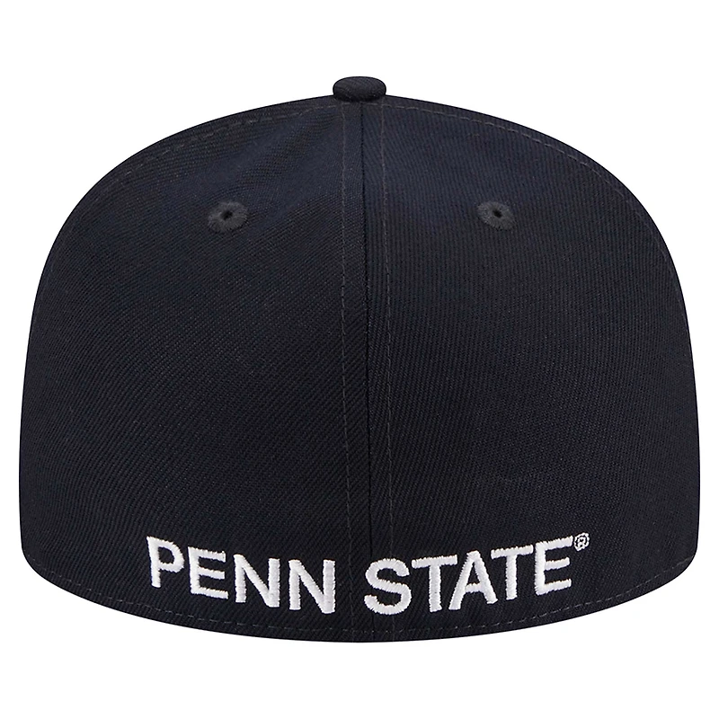 Casquette ajustée Penn State Nittany Lions 59FIFTY New Era bleu marine pour homme