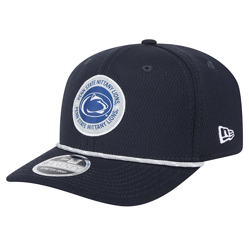 Casquette à bouton-pression extensible Penn State Nittany Lions COOLERA 9SEVENTY pour homme New Era bleu marine