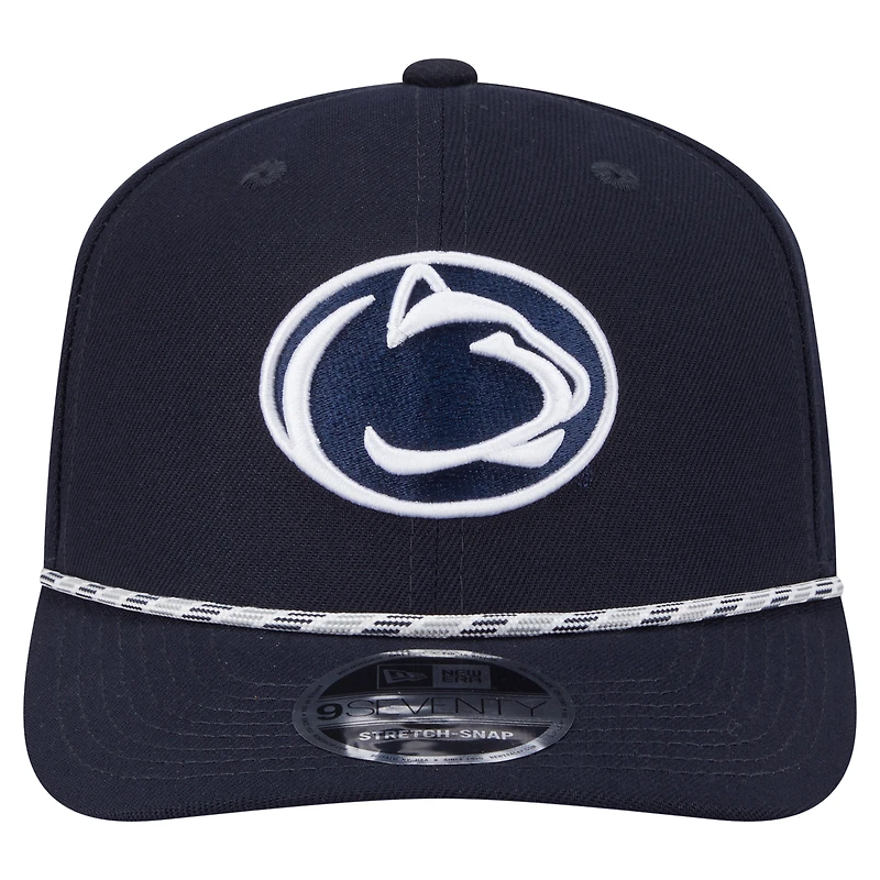 Men's New Era Navy Penn State Nittany Lions Game Day Multi-Rope 9SEVENTY Stretch-Snap Hat