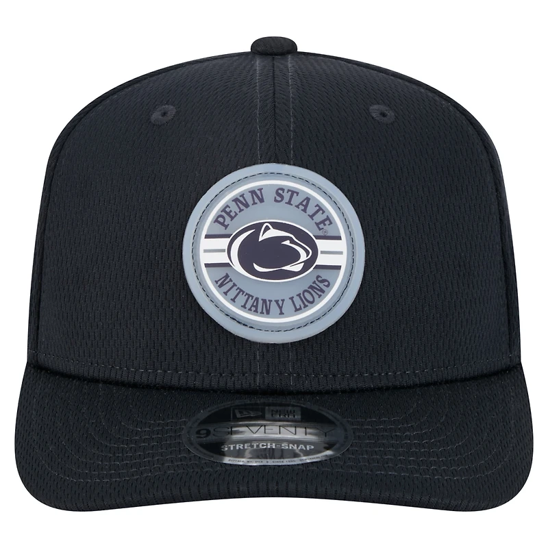 Casquette ajustable à boutons-pression extensible Penn State Nittany Lions 9SEVENTY de New Era pour homme, bleu marine