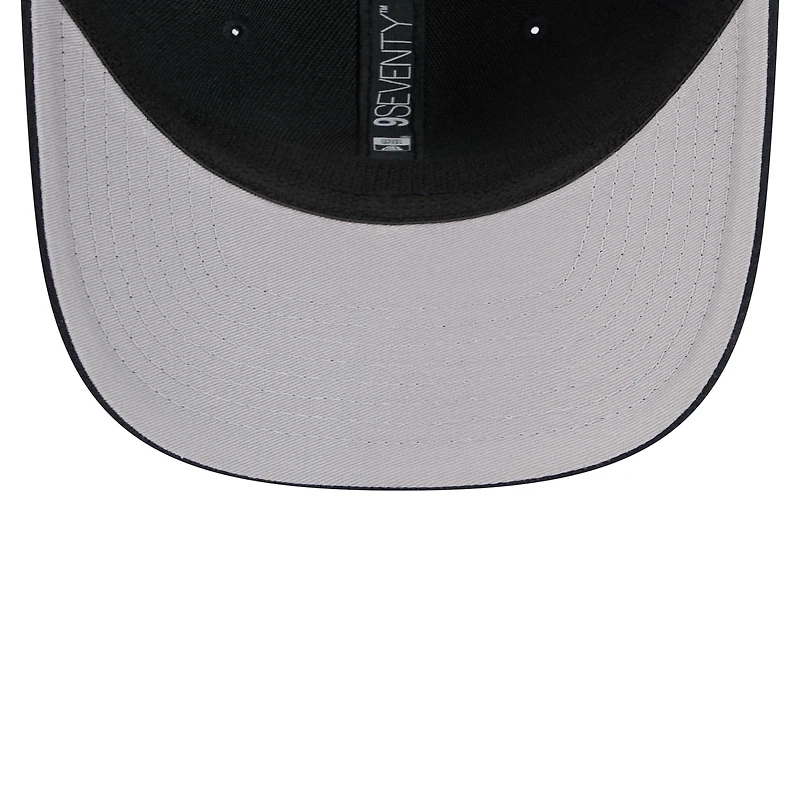Casquette ajustable à boutons-pression extensible Penn State Nittany Lions 9SEVENTY de New Era pour homme, bleu marine