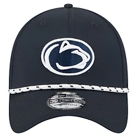 Men's New Era  Navy Penn State Nittany Lions Rope 39THIRTY Flex Hat