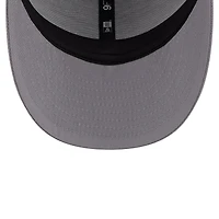 Casquette Snapback de camionneur New Era Penn State Nittany Lions Throwback Circle Patch 9FIFTY bleu marine pour hommes
