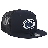 Men's New Era Navy Penn State Nittany Lions Trucker 9FIFTY Snapback Hat