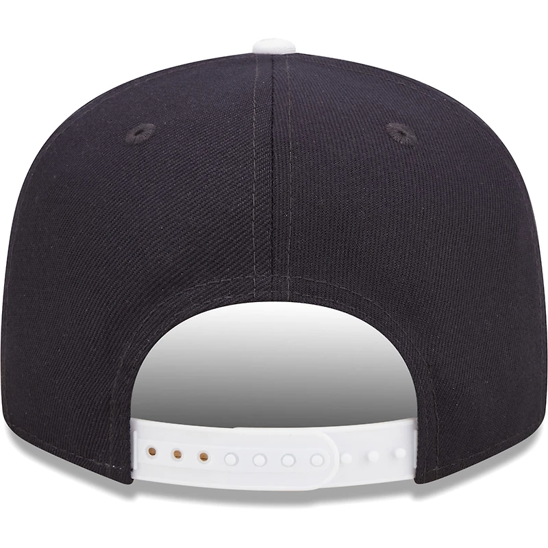 Men's New Era White/Navy Penn State Nittany Lions Retro Sport 9FIFTY Snapback Hat