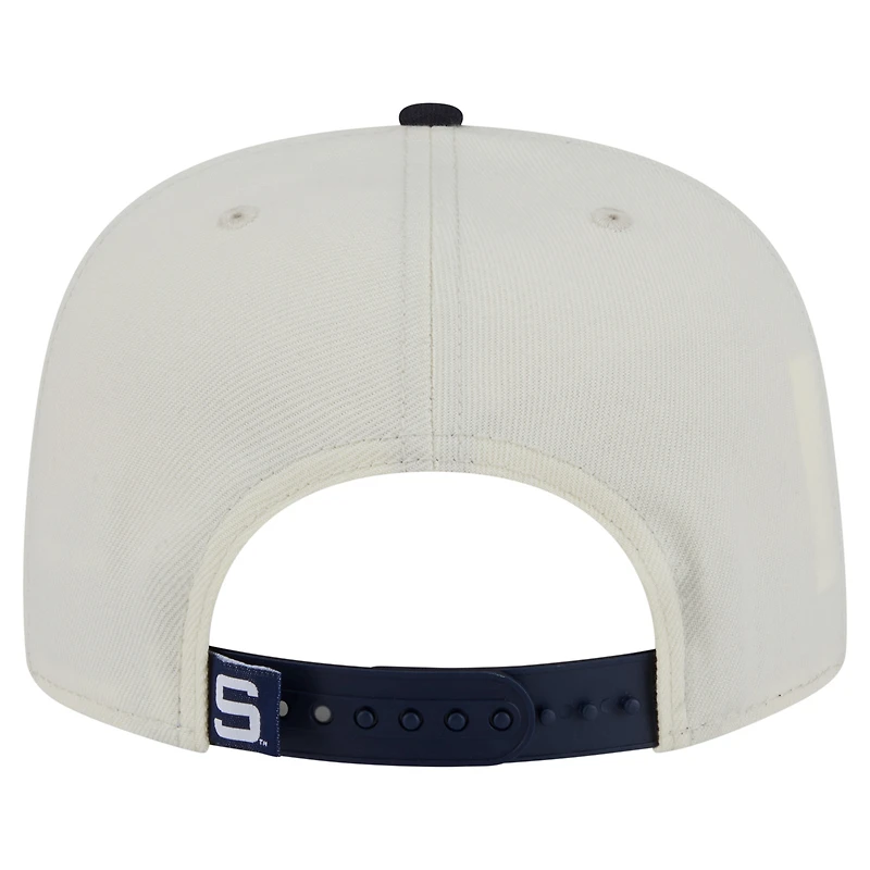Men's New Era White Penn State Nittany Lions Collegiate 9FIFTY A-Frame Snapback Hat