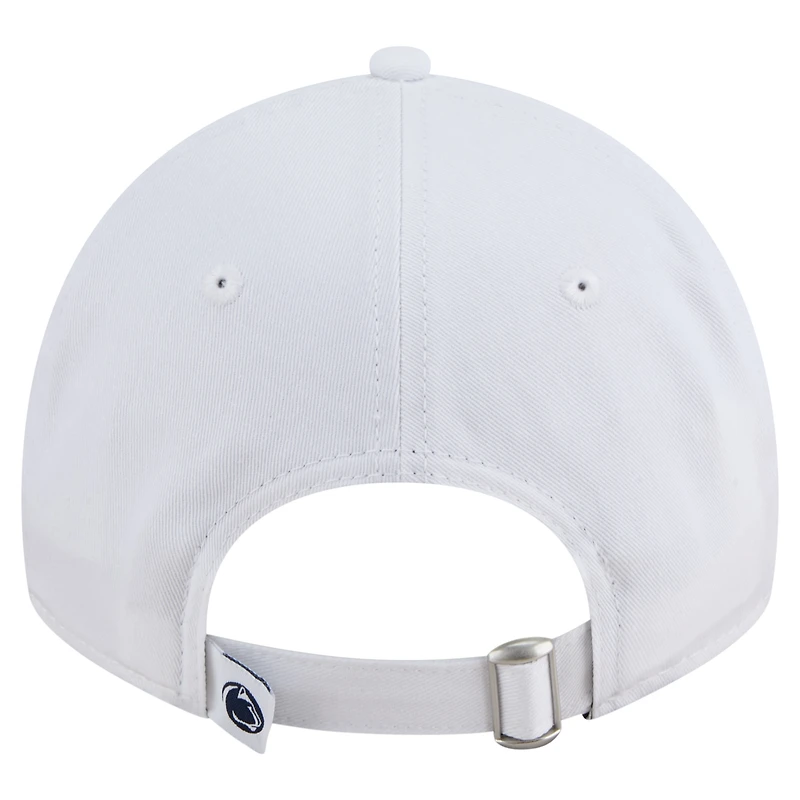 Casquette ajustable New Era Penn State Nittany Lions 9TWENTY pour homme, blanche