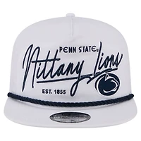 Men's New Era  White Penn State Nittany Lions Team Rope 19TWENTY Adjustable Hat
