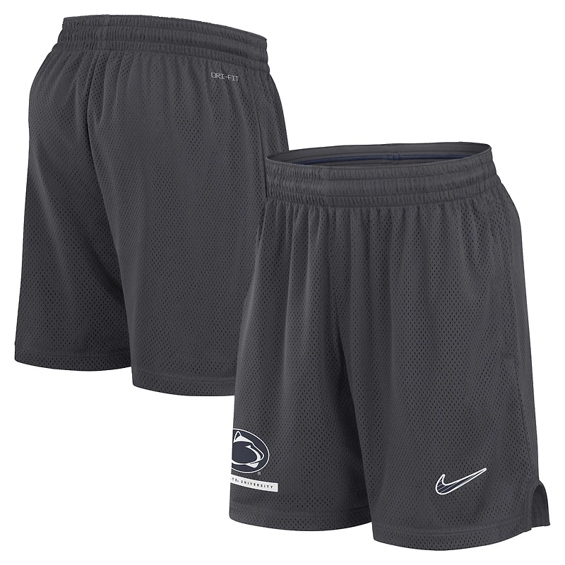 Short Nike Anthracite Penn State Nittany Lions 2024 Sideline Performance Mesh pour homme