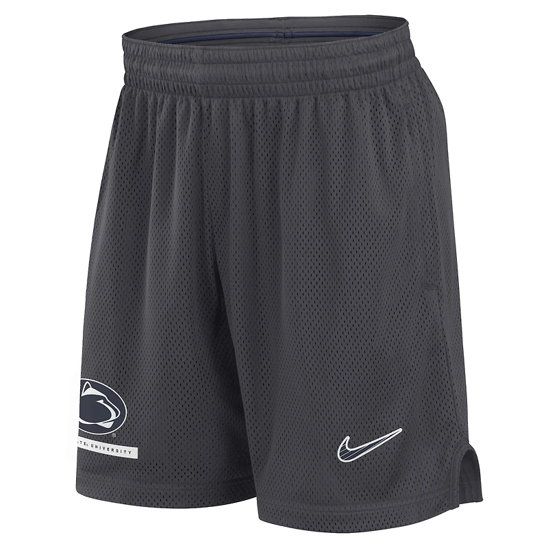 Short Nike Anthracite Penn State Nittany Lions 2024 Sideline Performance Mesh pour homme
