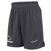 Short Nike Anthracite Penn State Nittany Lions 2024 Sideline Performance Mesh pour homme