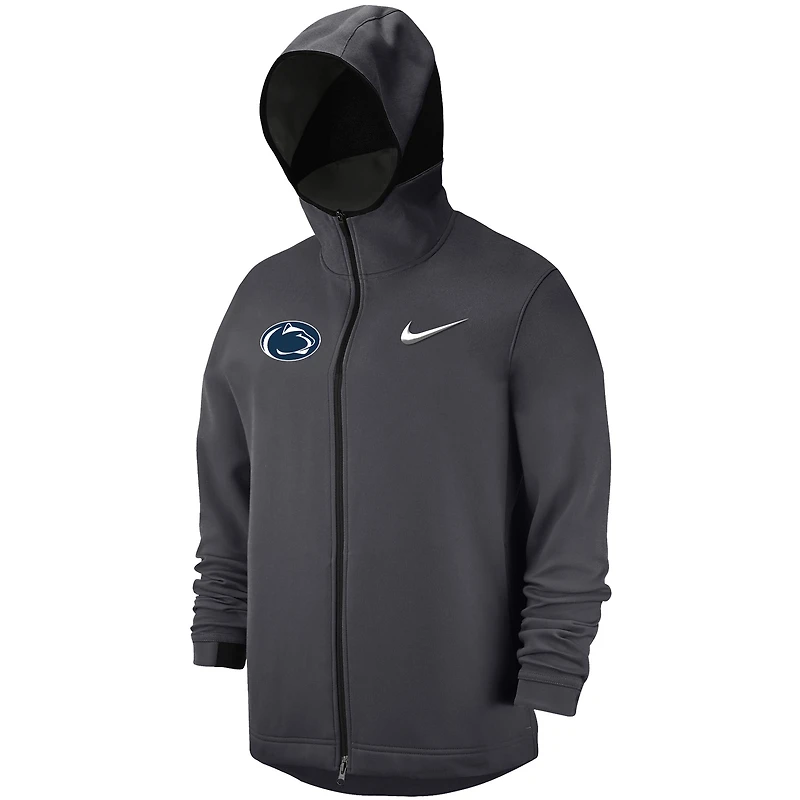 Men's Nike Anthracite Penn State Nittany Lions Tonal Showtime Full-Zip Hoodie