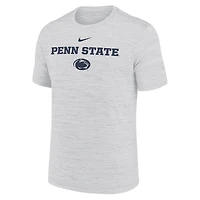 Men's Nike Ash Penn State Nittany Lions 2025 Sideline Velocity Dri-FIT T-Shirt