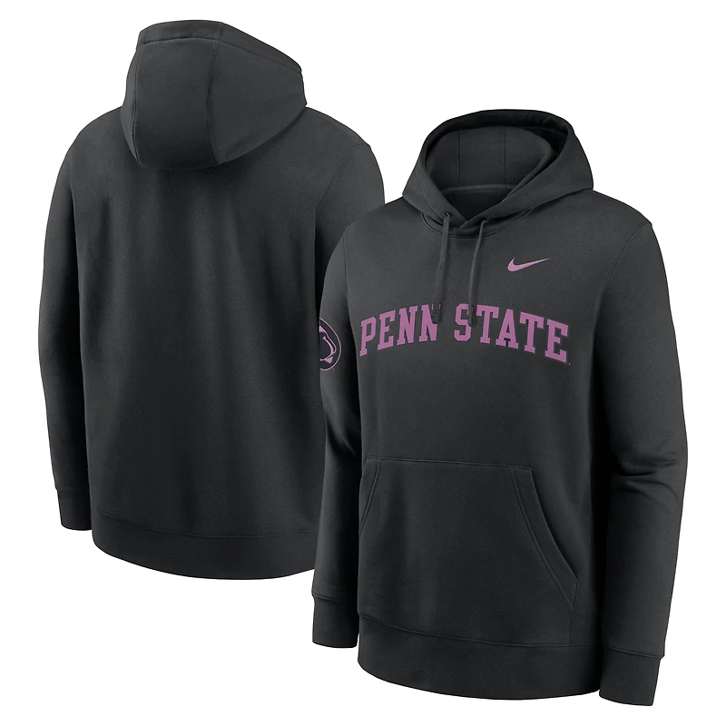 Sweat à capuche Nike bleu marine Penn State Nittany Lions 2025 Sideline Club Fleece pour homme