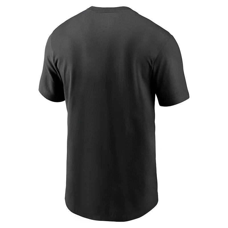 T-shirt Nike Penn State Nittany Lions noir rétro pour homme