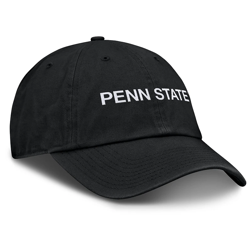 Casquette ajustable Nike Penn State Nittany Lions Campus Club pour homme, couleur charbon