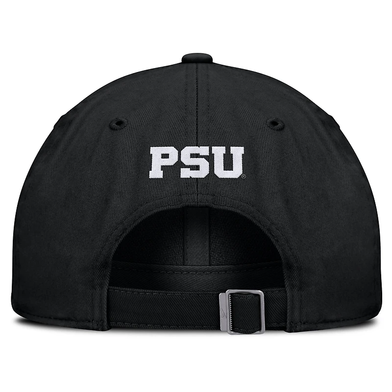 Casquette ajustable Nike Penn State Nittany Lions Campus Club pour homme, couleur charbon
