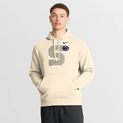 Sweat à capuche Nike Penn State Nittany Lions Campus Shadow crème pour homme