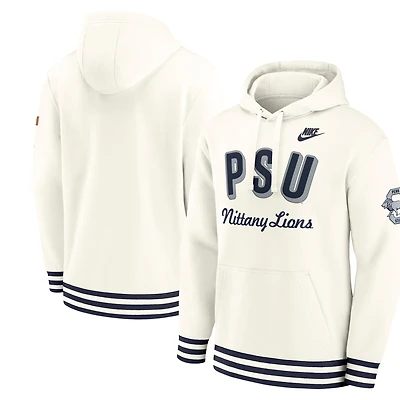 Men's Nike Cream Penn State Nittany Lions Legacy Retro Pullover Hoodie