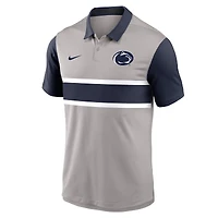 Men's Nike Gray/Navy Penn State Nittany Lions Vapor Dri-FIT Polo