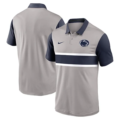 Men's Nike Gray/Navy Penn State Nittany Lions Vapor Dri-FIT Polo