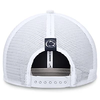 Casquette ajustable Nike Penn State Nittany Lions Local Rise Trucker pour hommes, gris/blanc