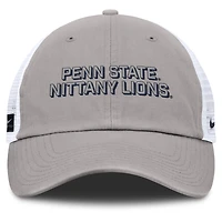 Men's Nike Gray Penn State Nittany Lions 2025 Gameday On-Field Club Adjustable Trucker Hat