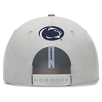 Men's Nike Gray Penn State Nittany Lions 2025 Sideline Dust Pinched Rise Adjustable Hat