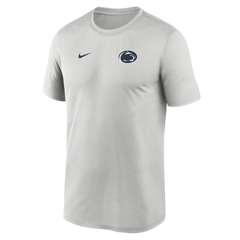 Men's Nike Gray Penn State Nittany Lions 2025 Sideline Small Logo Legend Dri-FIT T-Shirt