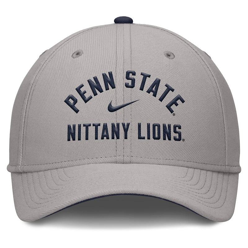 Men's Nike Gray Penn State Nittany Lions Rise Prep Performance Flex Hat