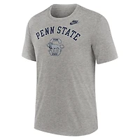 Men's Nike Heather Gray Penn State Nittany Lions Legacy Arch Tri-Blend T-Shirt