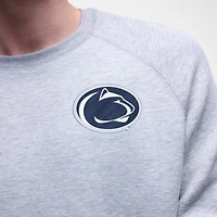 Men's Nike Heather Gray Penn State Nittany Lions Tech Fleece Raglan Sweatshirt