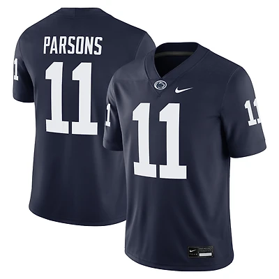 Maillot de match Nike pour homme Micah Parsons Navy Penn State Nittany Lions Alumni