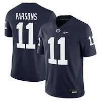 Maillot de match Nike pour homme Micah Parsons Navy Penn State Nittany Lions Alumni