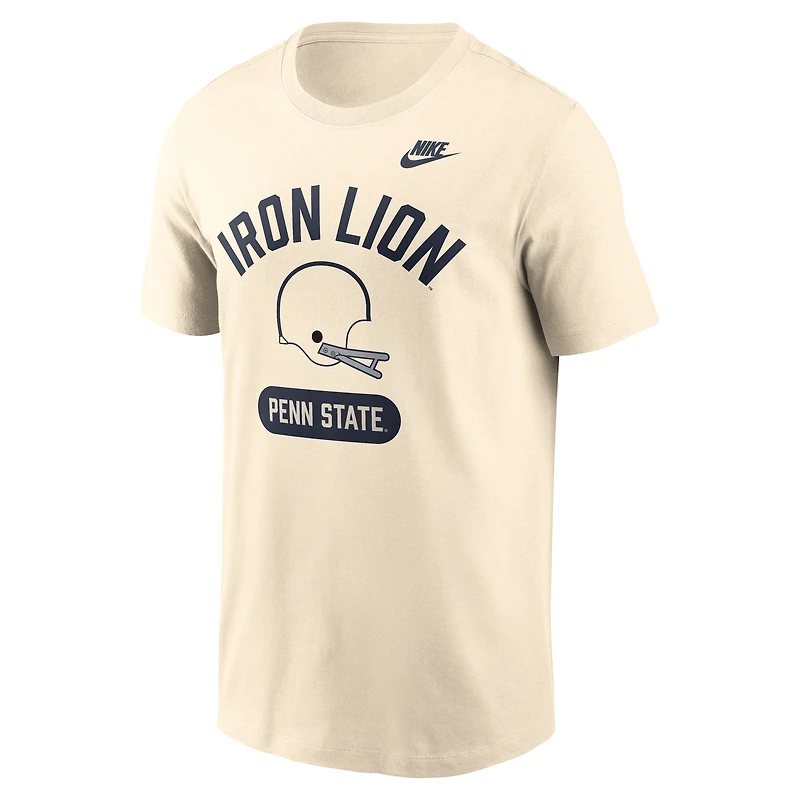 T-shirt homme Nike Natural Penn State Nittany Lions Legacy Arch Helmet