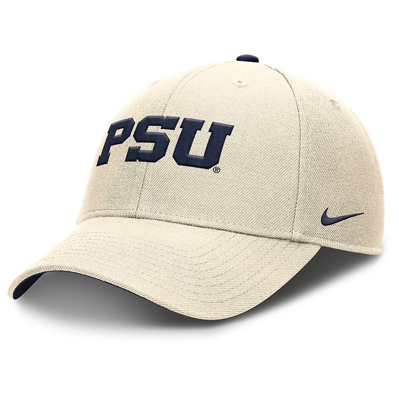 Casquette ajustable Nike Natural Penn State Nittany Lions Primetime Rise Dri-FIT pour homme