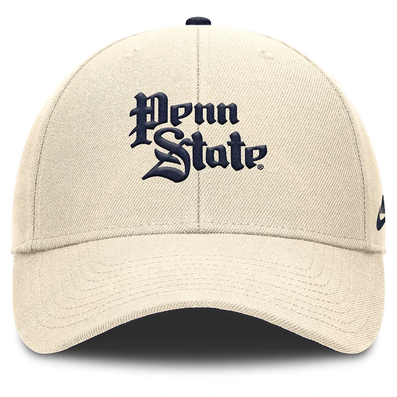 Men's Nike Natural Penn State Nittany Lions Rise Legacy Adjustable Hat