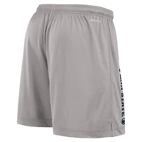 Men's Nike Navy/Gray Penn State Nittany Lions Courtside Standard Issue Dri-FIT Reversible Shorts