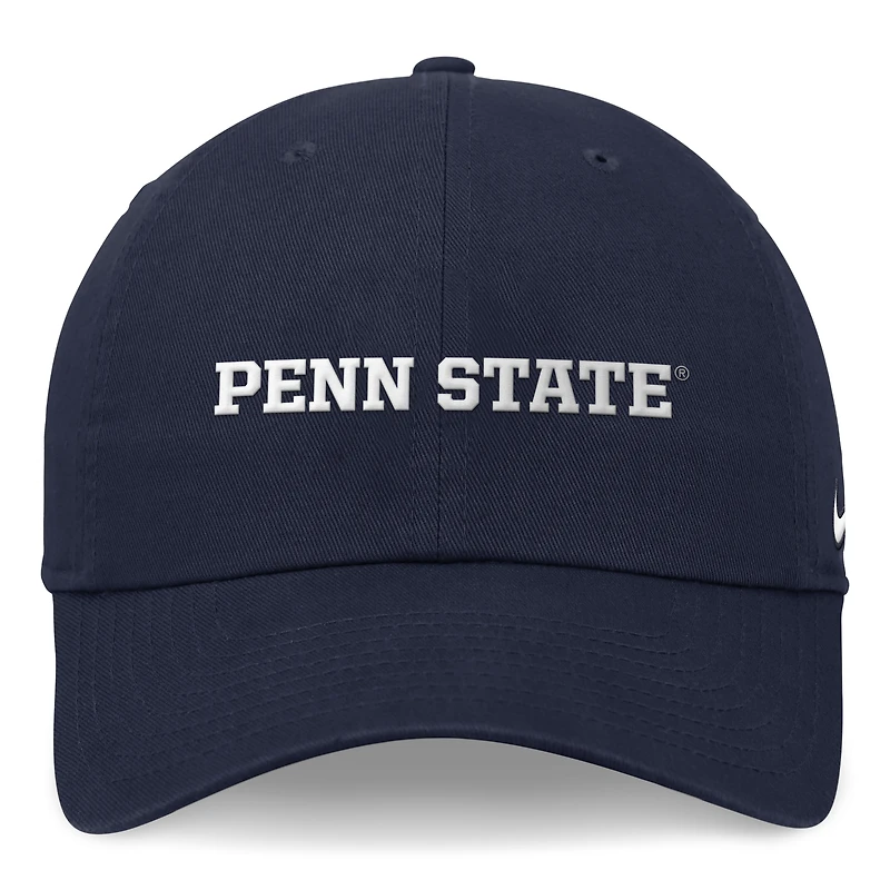 Casquette ajustable Nike Penn State Nittany Lions 2024 On-Field Club pour homme bleu marine
