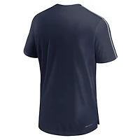 Men's Nike Navy Penn State Nittany Lions 2024 Sideline Coach Performance Top