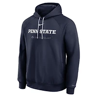 Sweat à capuche Nike bleu marine Penn State Nittany Lions 2025 Courtside Basketball Practice Raglan Dri-FIT pour homme
