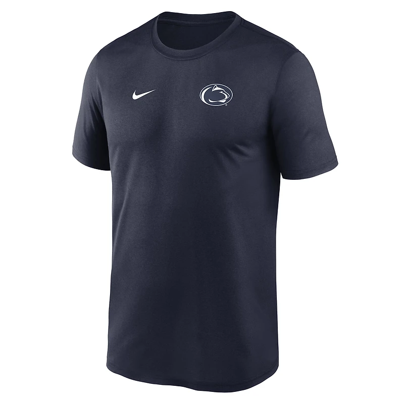 Men's Nike Navy Penn State Nittany Lions 2025 Sideline Small Logo Legend Dri-FIT T-Shirt