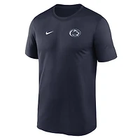 Men's Nike Navy Penn State Nittany Lions 2025 Sideline Small Logo Legend Dri-FIT T-Shirt