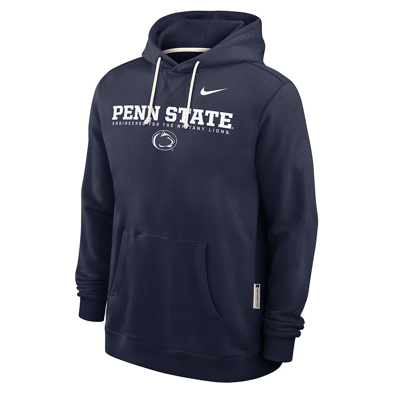 Men's Nike Navy Penn State Nittany Lions 2025 Sideline Standard Issue Dri-FIT Hoodie