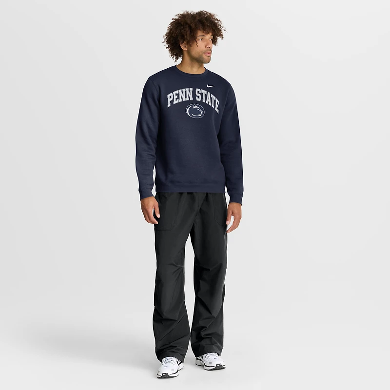 Men's Nike Navy Penn State Nittany Lions Arch Pullover Sweatshirt