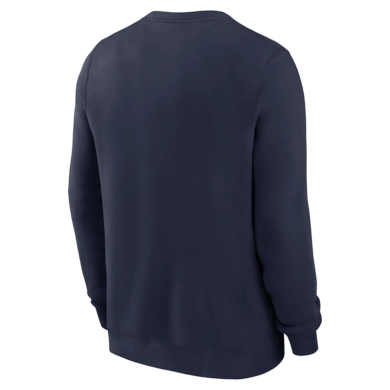 Men's Nike Navy Penn State Nittany Lions Arched Seal Pullover Sweatshirt