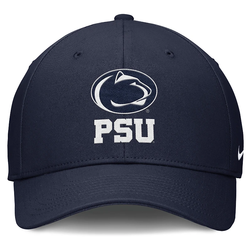 Casquette ajustable Nike Penn State Nittany Lions Campus Club bleu marine pour homme